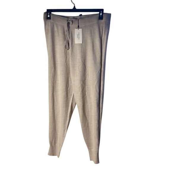 Calvin Klein Jeans Womens Ribbed Knit Jogger Pants - Picture 3 of 3